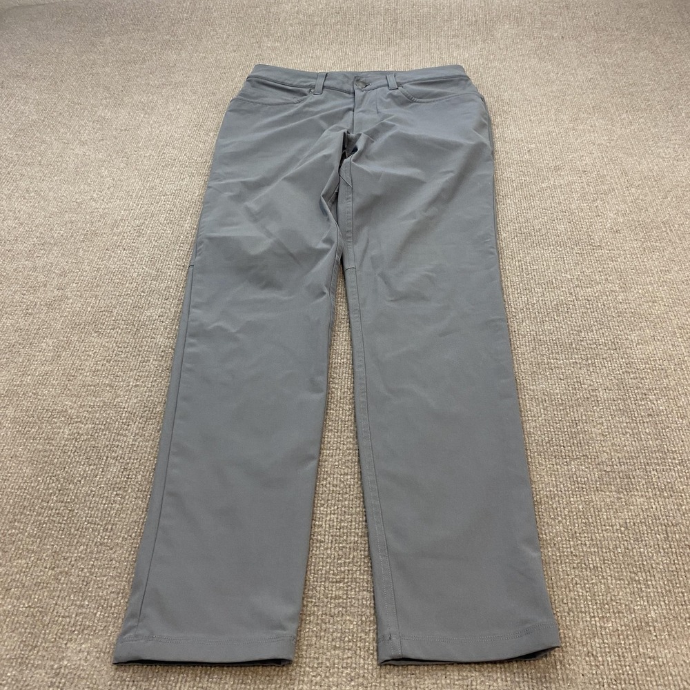 Lululemon ABC Pants Mens 28x30 Gray Performance Khakis Stretch Pockets Office